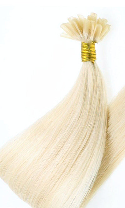 Hellblond Keratin Bonding Hair Extensions