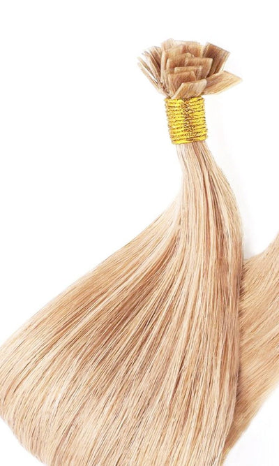 Honigblond Keratin Bonding Haarverlängerungen 