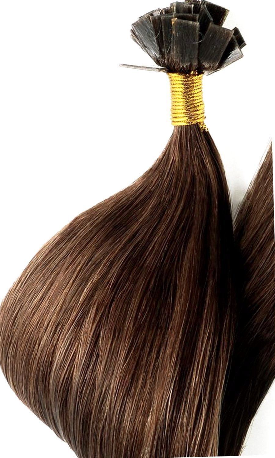 Keratin Bonding Natur-Goldbraun haarverlängerungen 