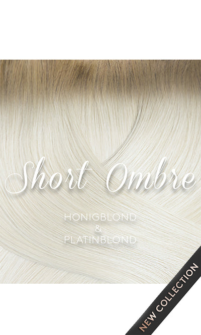 CLIP-IN FASHION LINE Kurzer-Ansatz - Honigblond & Silberblond