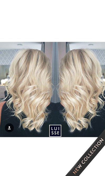 CLIP-IN FASHION LINE Kurzer-Ansatz - Honigblond & Silberblond