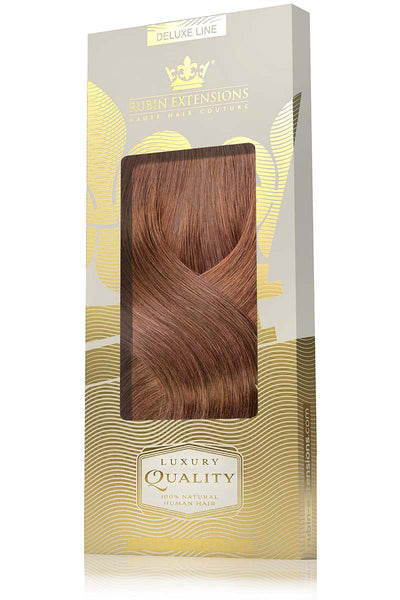 Clip-in Echthaar DELUXE LINE Mahagoni-Braun