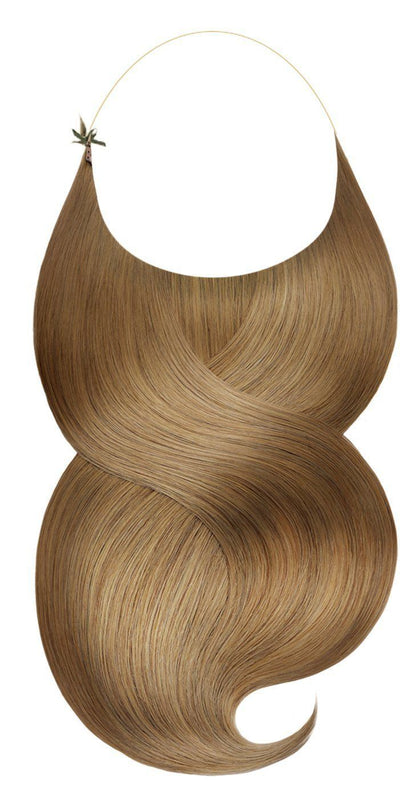 Rubin Line Hellbraun-Karamell Flip-in Haarverlängerungen