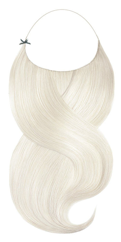 Rubin Line Platinblond Flip-in Halo Haarverlängerung
