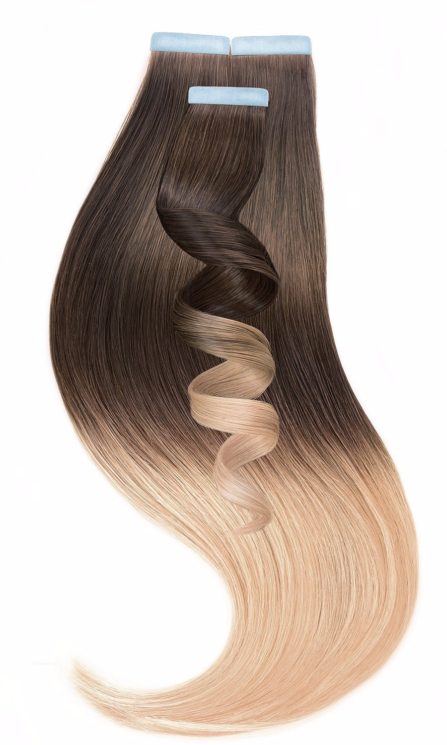 Tape Extensions Sombre  Kastanien-Dunkelbraun & Honigblond