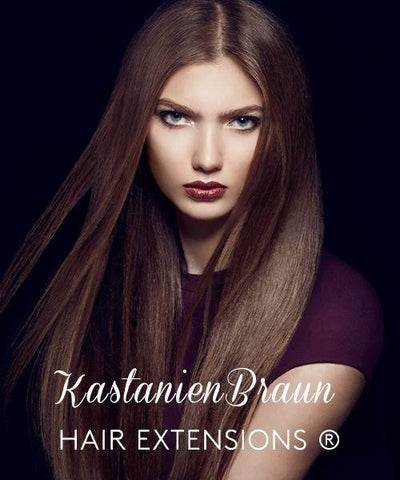 Clip-in Extensions FASHION LINE  Kastanien-Dunkelbraun