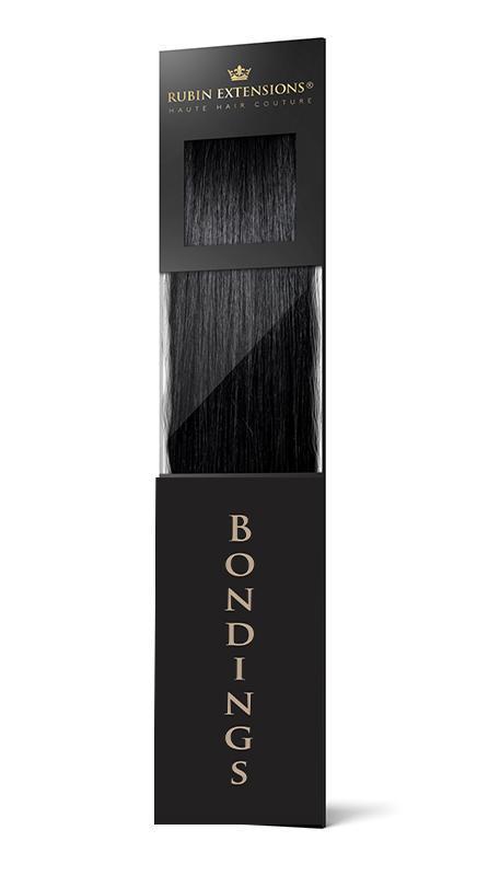 Schwarz Keratin Bonding Haarverlängerungen 