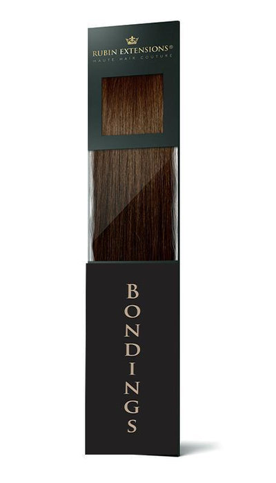 Keratin Bond Kastanien Dunkelbraun Hair Extensions