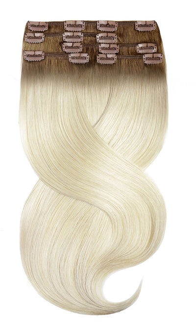 CLIP-IN FASHION LINE Natur-Goldbraun & Hellblond Short Roots
