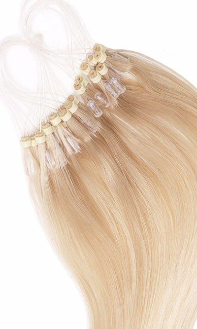 Microring Honigblond Echthaar Extensions