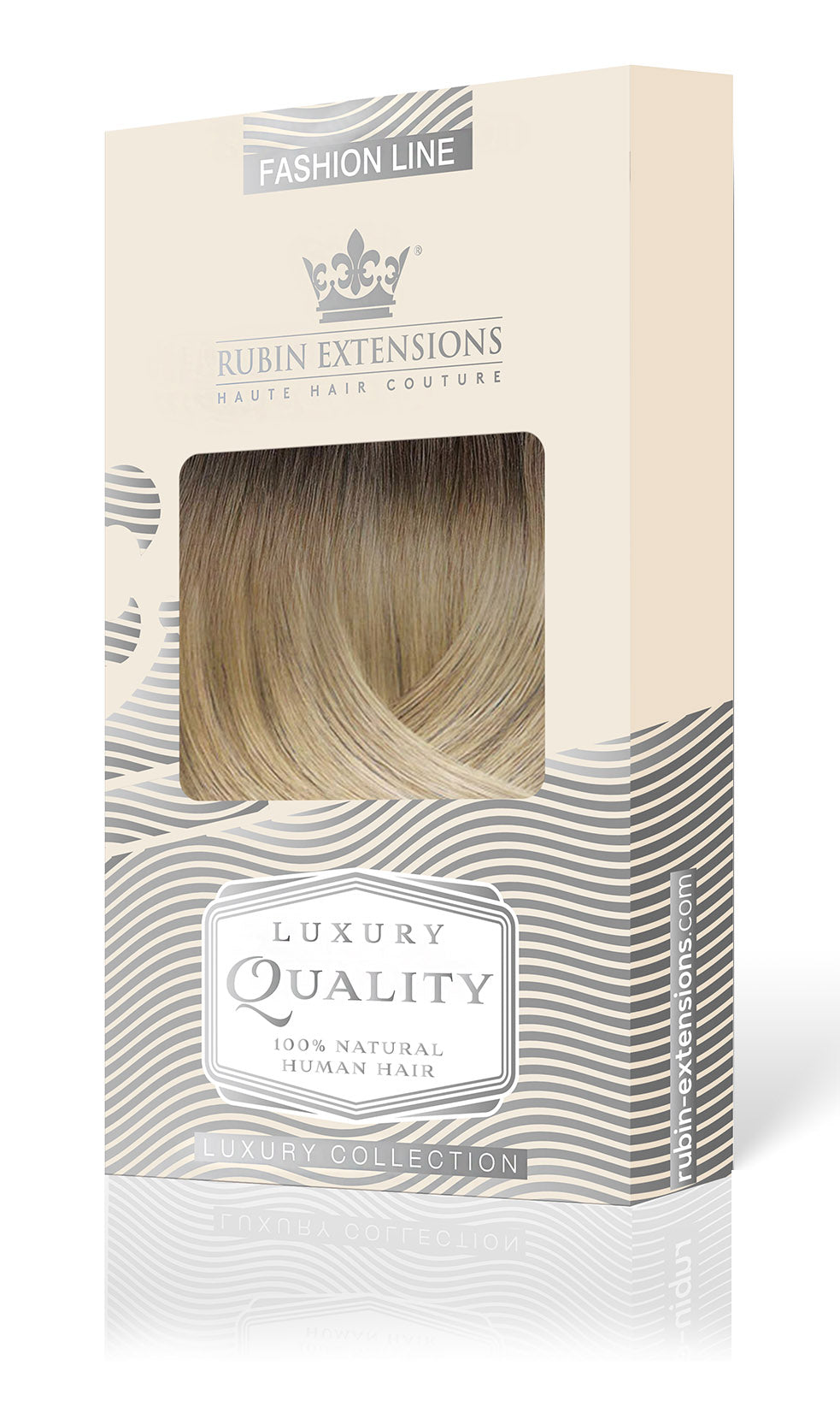 CLIP IN OMBRÉ BALAYAGE Schoko-Dunkelbraun & Hellblond