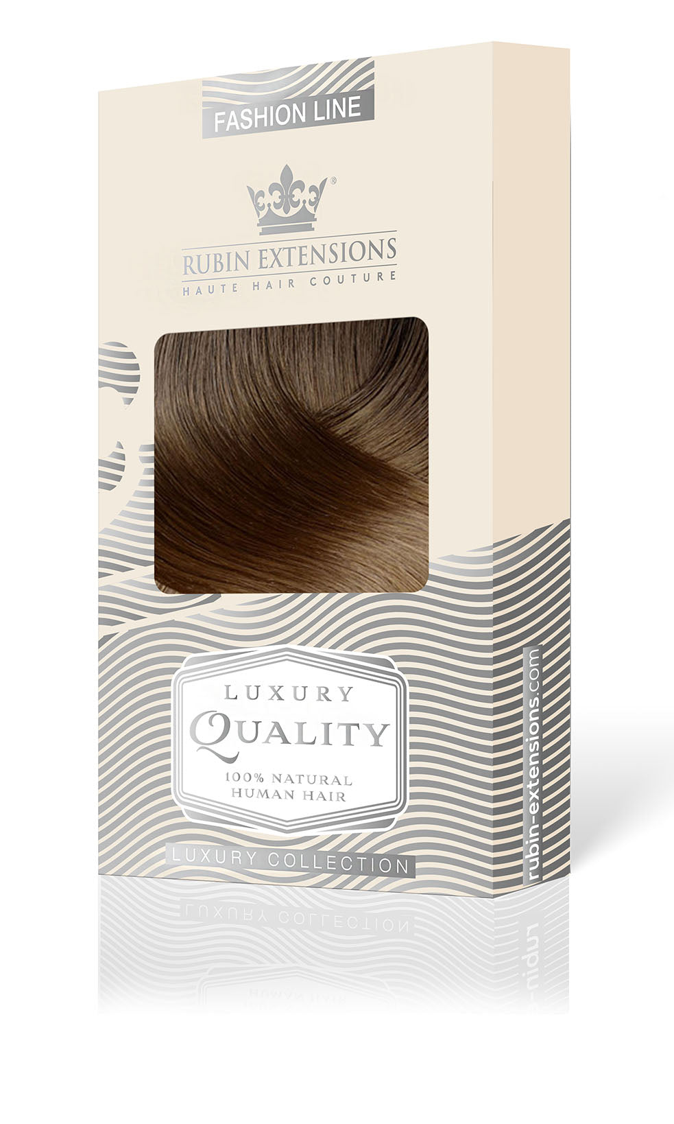 CLIP IN OMBRÉ BALAYAGE Schoko-Dunkelbraun & Natur-Goldbraun