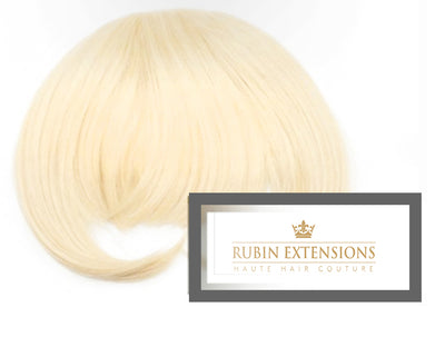 Clip-in Pony Goldblond Stirnfransen Extensions - 100% Echthaar!