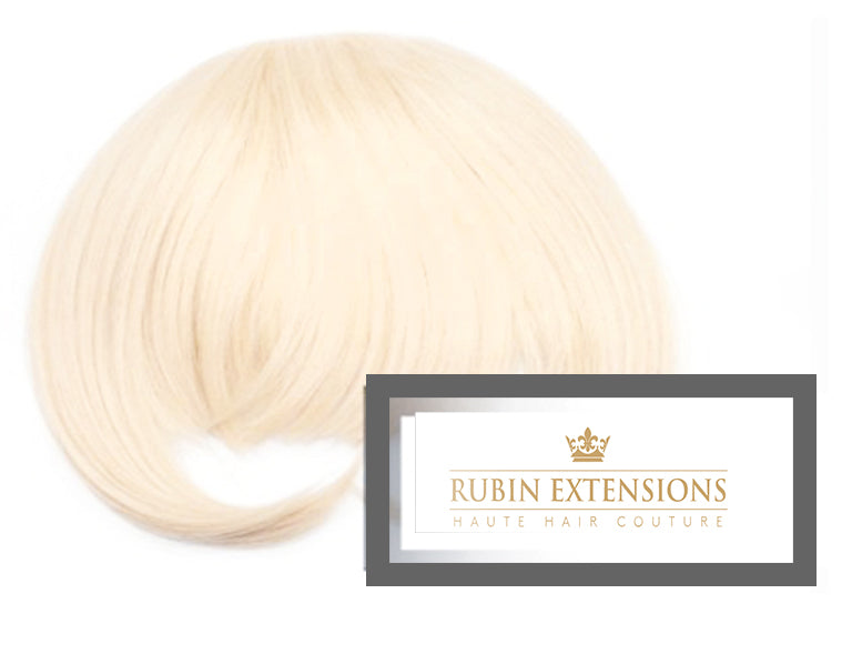 Hellblond Clip-in Stirnfransen Extensions - 100% Echthaar!