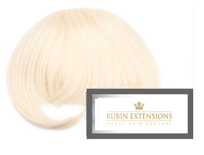 Hellblond Clip-in Stirnfransen Extensions - 100% Echthaar!