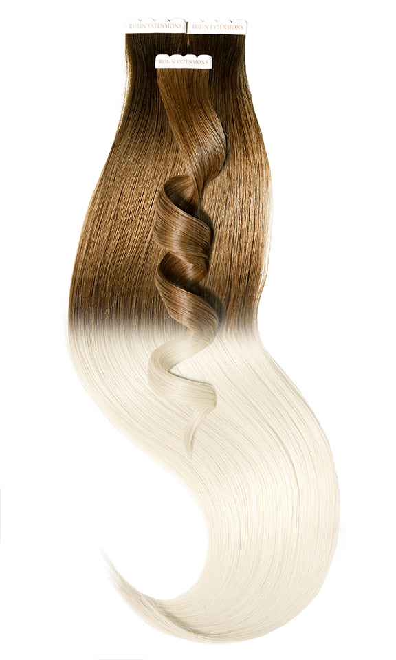 Tape-in Extensions (kurzer Ansatz), Shadowed Blonde