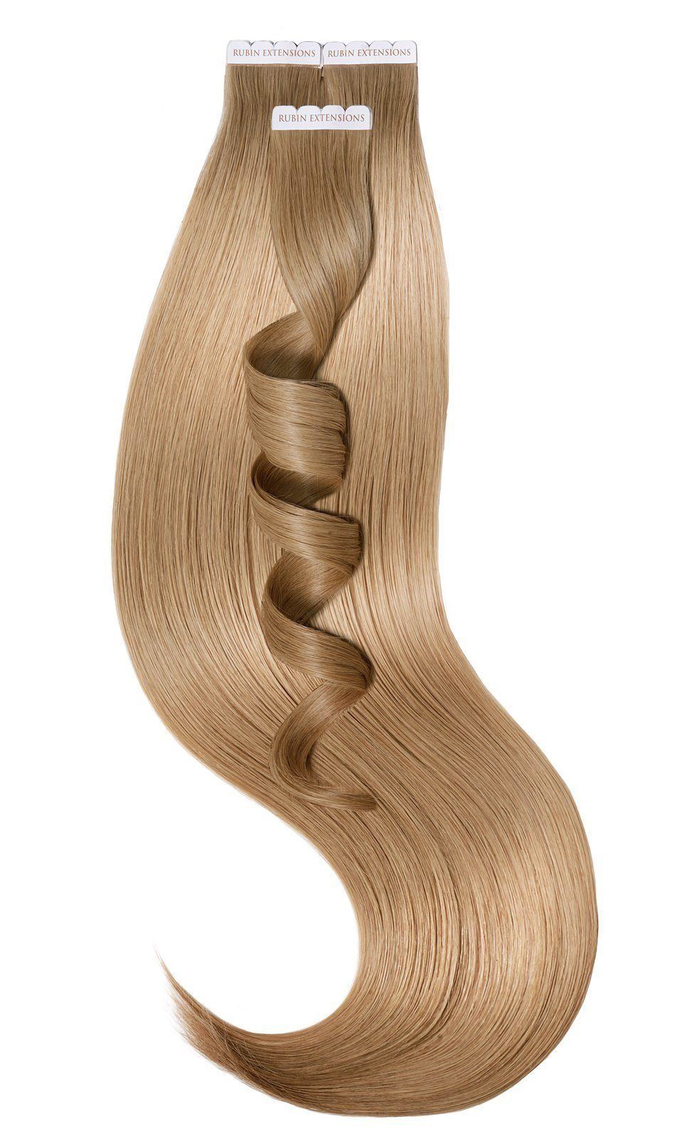 Premium Line Hellbraun-Karamell Tape-in Extensions
