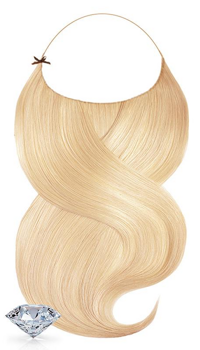 Pure Diamonds Honigblond One Piece Echthaar Extensions