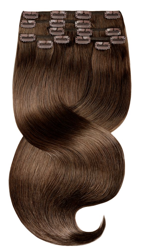 FASHION LINE XL Kastanien-Dunkelbraun Clip-in Extensions