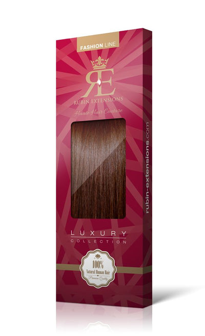 Mahagoni-Braun Fashion Line XL Clip-in Extensions - 100% Echthaar